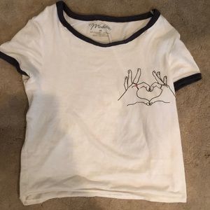 SUPER CUTE used tee with tiny hole but sewable!!